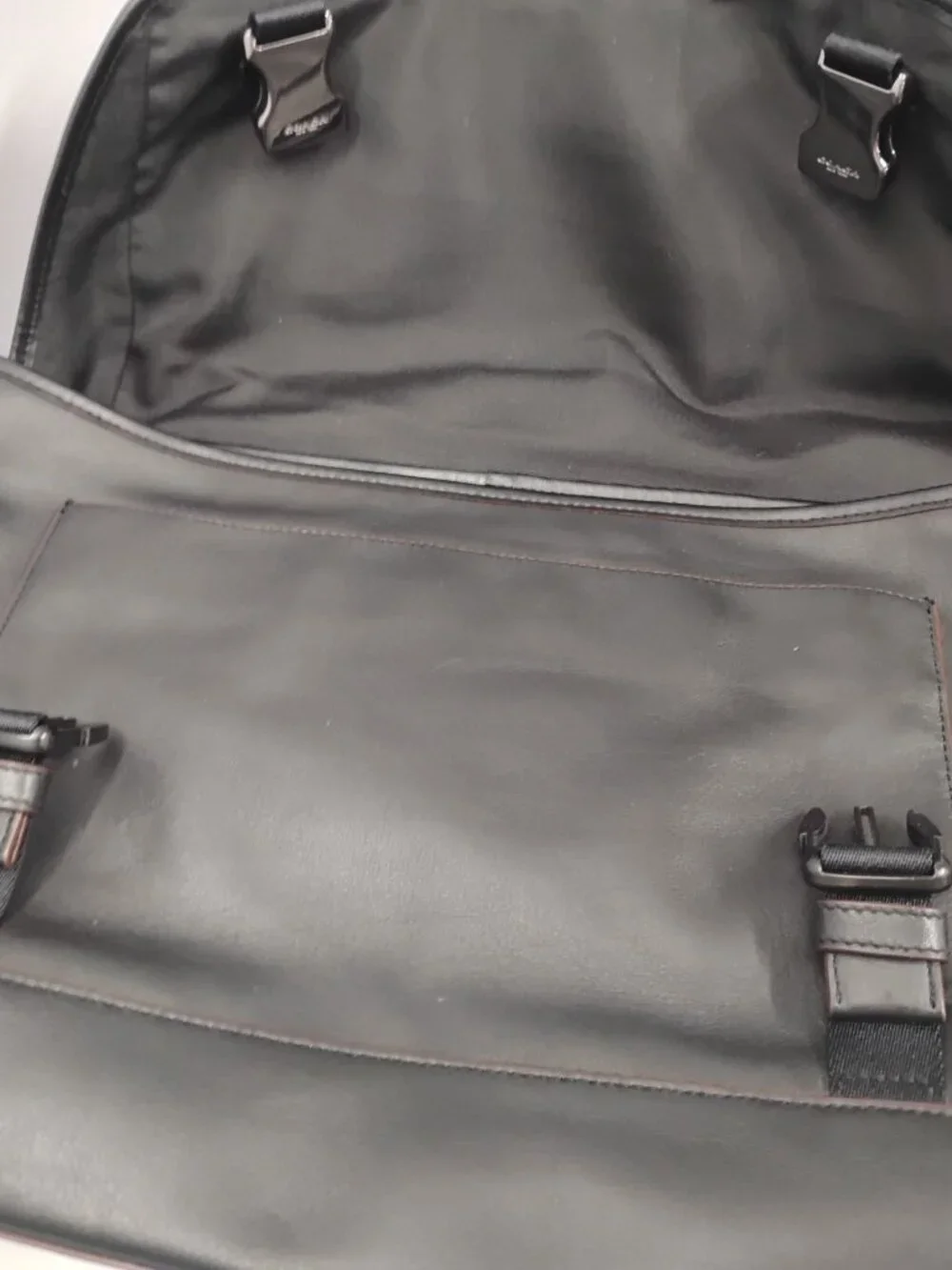 Coach Ranger Messenger F79902 Black Leather Laptop Bag